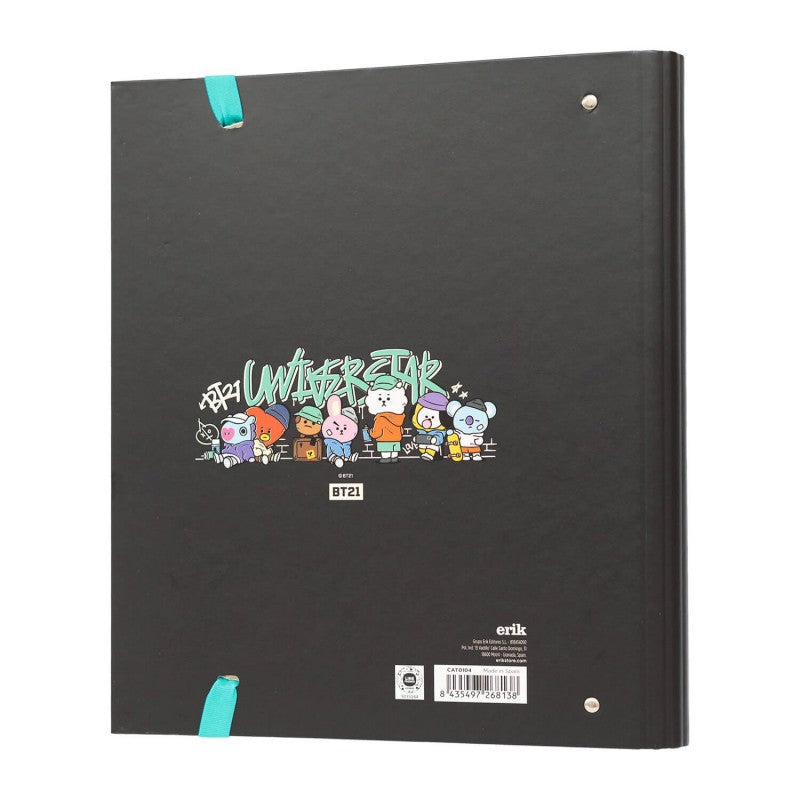 BT21 - Organizer A4 aus der Kollektion Street Mood (4 Ringe, Gummiband) – Produktabbildung 2