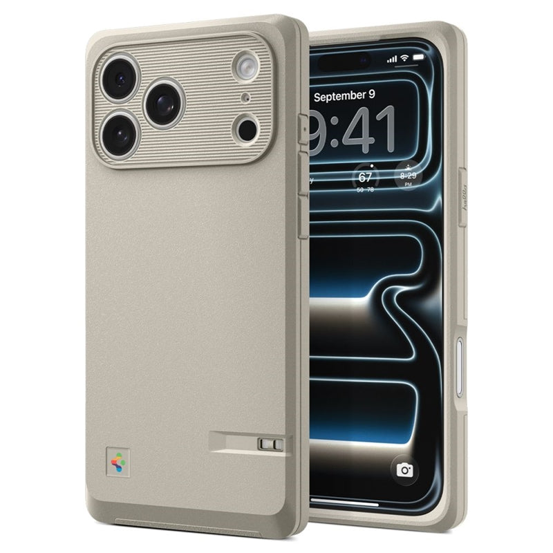 Hülle Spigen Classic LS MagSafe - iPhone 17 Pro Max (Stein)
