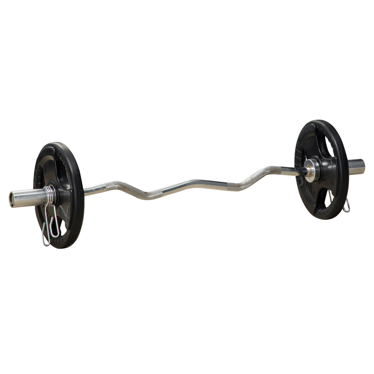 Hantelscheibe, 2er-Set, 10 kg pro Scheibe, drei Griffe, bodenschonender Gummimantel, Metall
