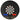 Dartscheibe Dartboard-Set mit Schutzring, 6 Dartpfeile mit Stahlspitzen, Sisal, Kunststoff, Schwarz