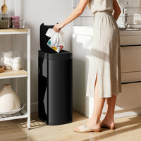 HOMCOM 50L Sensor-Mülleimer, berührungslos Küchenmülleimer mit Bewegungssensor, fingerabdruckresistent – Produktabbildung 10