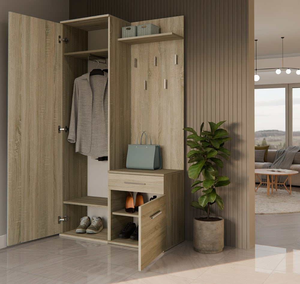 Garderobe DUO EICHE SONOMA – Produktabbildung 5