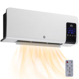 HOMCOM Elektro-Heizung, Wandmontage, Schwingfunktion, 2 Modi, Timer, LED-Anzeige, Weiß – Produktabbildung 10