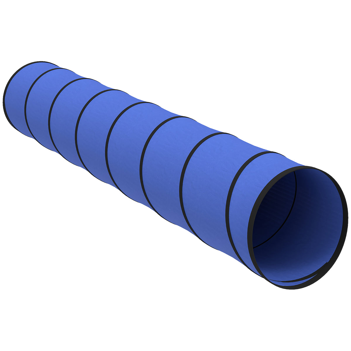 PawHut Hunde Agility Tunnel 300 x 50 cm Hundetunnel mit 4 Bodenankern Tragetasche Spieltunnel für kleine