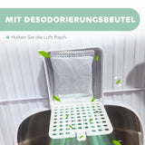 PawHut Katzenklo mit Deckel Obenliegender Eingang Schaufel ausziehbares Tablett für Katzen bis 4,5 kg – Produktabbildung 7