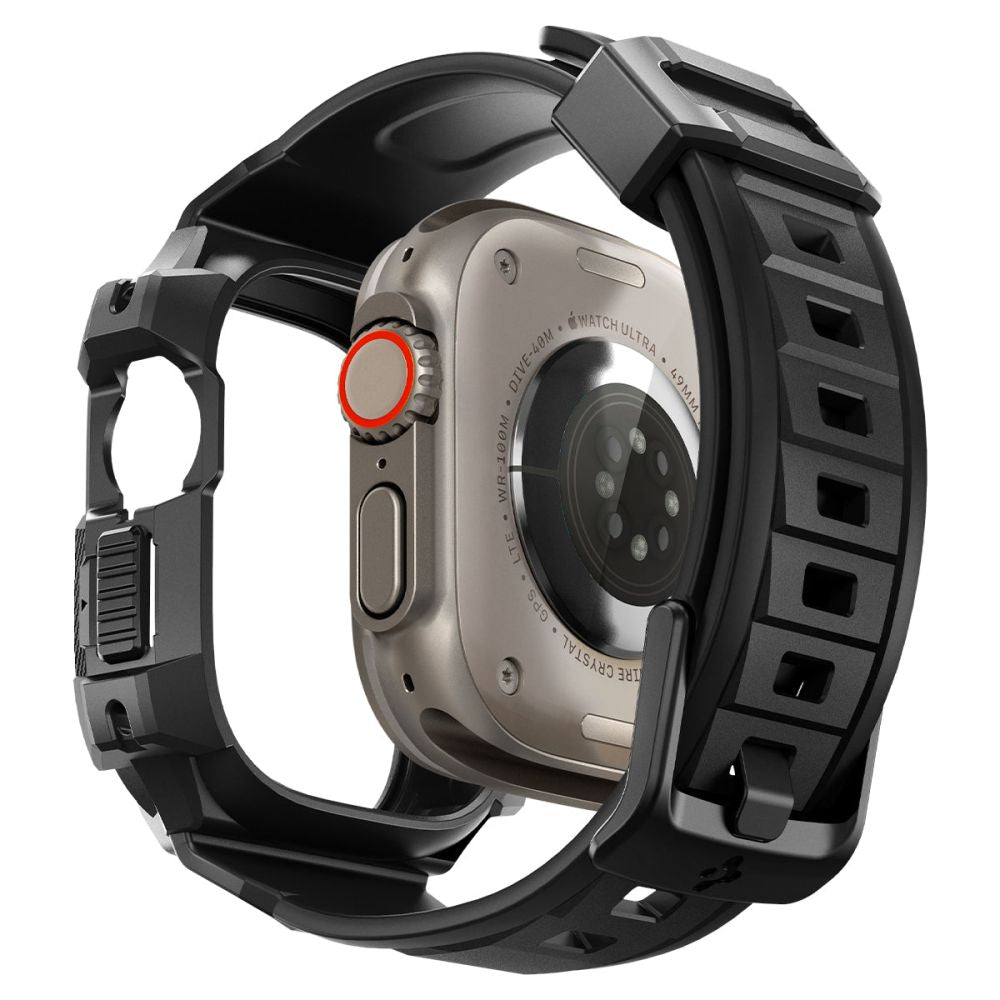 Spigen Rugged Armor Pro Case – Band with case for Apple Watch Ultra 49 mm (Schwarz) – Produktabbildung 2