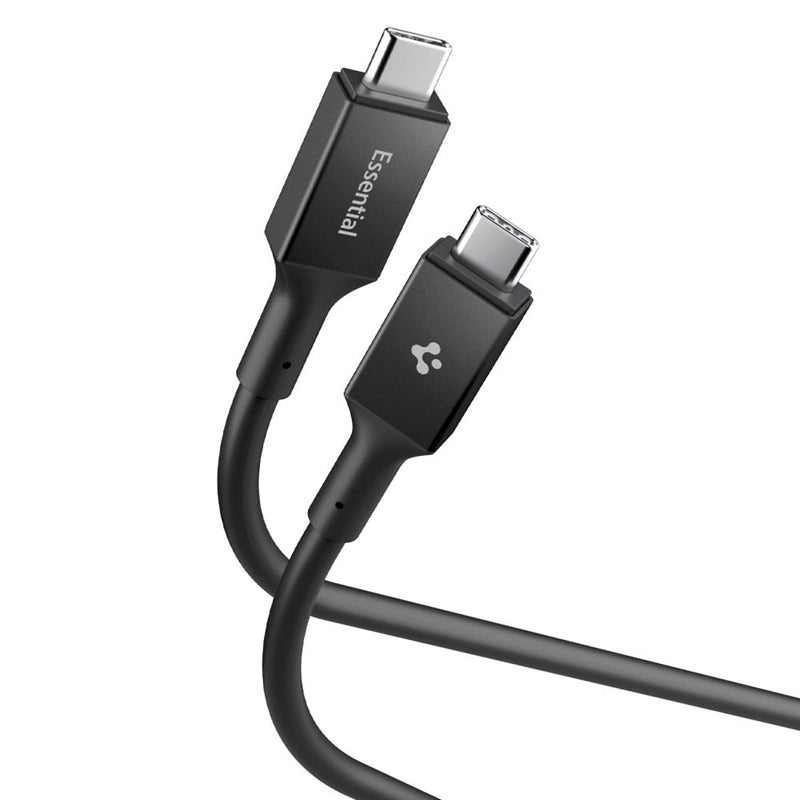 Spigen EB10020CC Essential - Kabel USB-C für USB-C PD 100W 2m (schwarz)