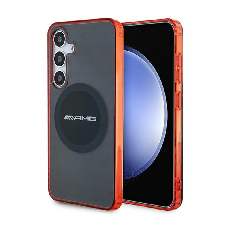 AMG Transparent Bicolor MagSafe - Hülle für Samsung Galaxy S24 (schwarz)