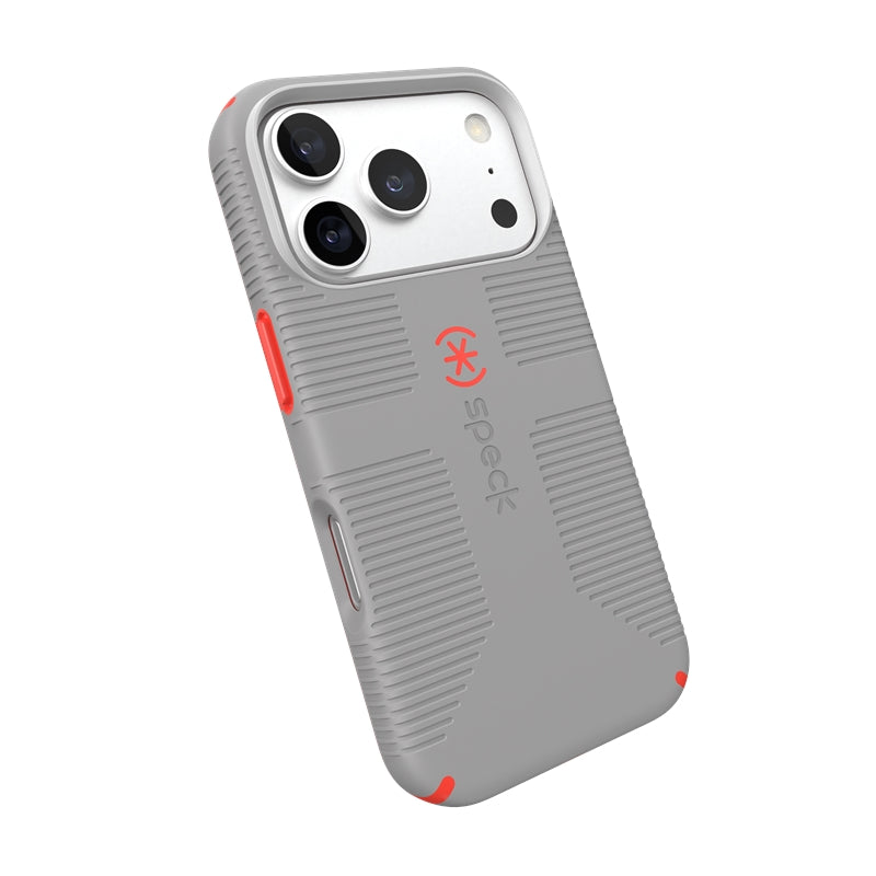 Hülle Speck Candyshell Grip MagSafe für iPhone 18 Pro / 17 Pro (dunkel grau)