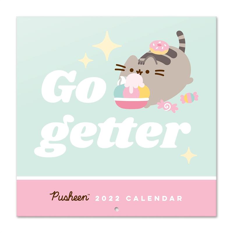 Pusheen - Nástěnný Kalender 2022 aus der Kollektion Foodie 30 x 30 cm