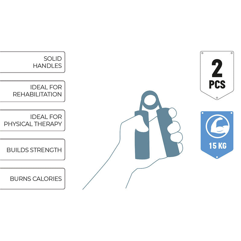 Umbro - Mačkadlo für ruce 15 kg 2 Stk. (blau) – Produktabbildung 2