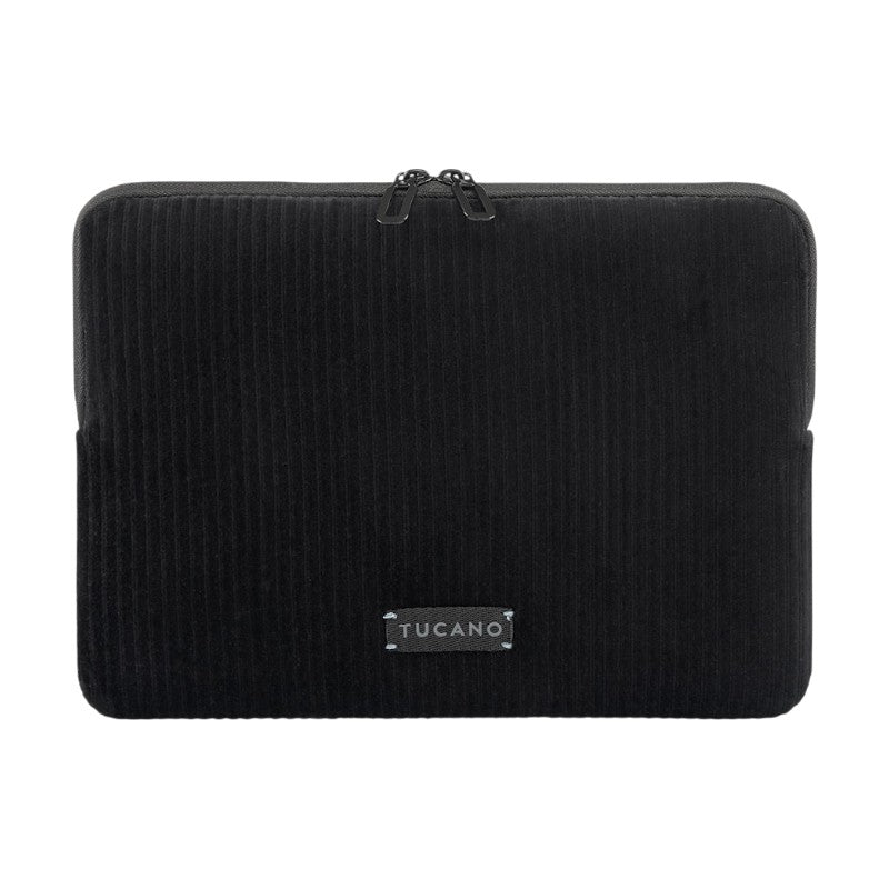 TUCANO Velluto 2 - Hülle für MacBook Air 13" (M5/M4/M3/M2/M1/2026-2018) / Pro 13" / Laptop 12" (schwarz)