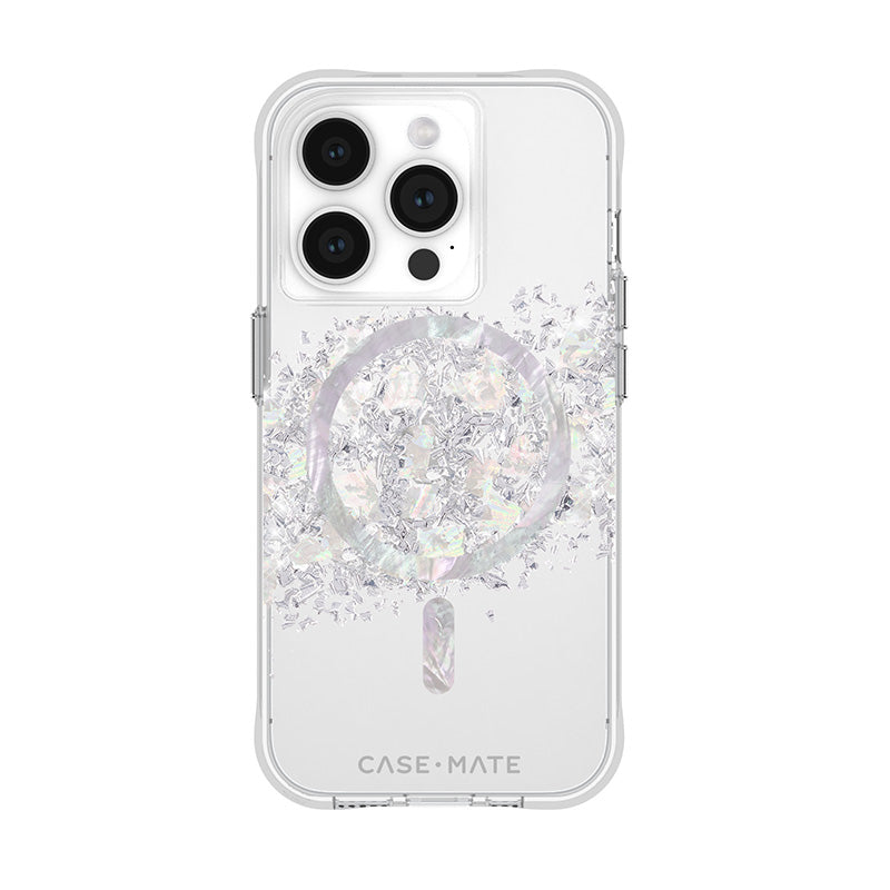 Case-Mate Karat MagSafe - Hülle für iPhone 15 Pro s perlou (A Touch of Pearl)