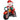 Outsunny Weihnachtsmann auf Motorrad, Gartendeko, LEDs, aufblasbar, wetterfest, 180 x 95 x 170 cm