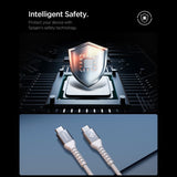 Spigen EB10010CCA Essential - Kabel USB-C für USB-C 100W 1m (weiß) – Produktabbildung 6