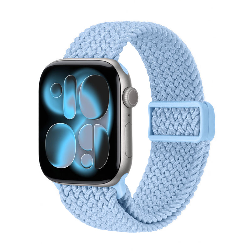 Crong Wave Band - gestrickt Armband für Apple Watch 38/40/41/42 mm (nebesky blau)