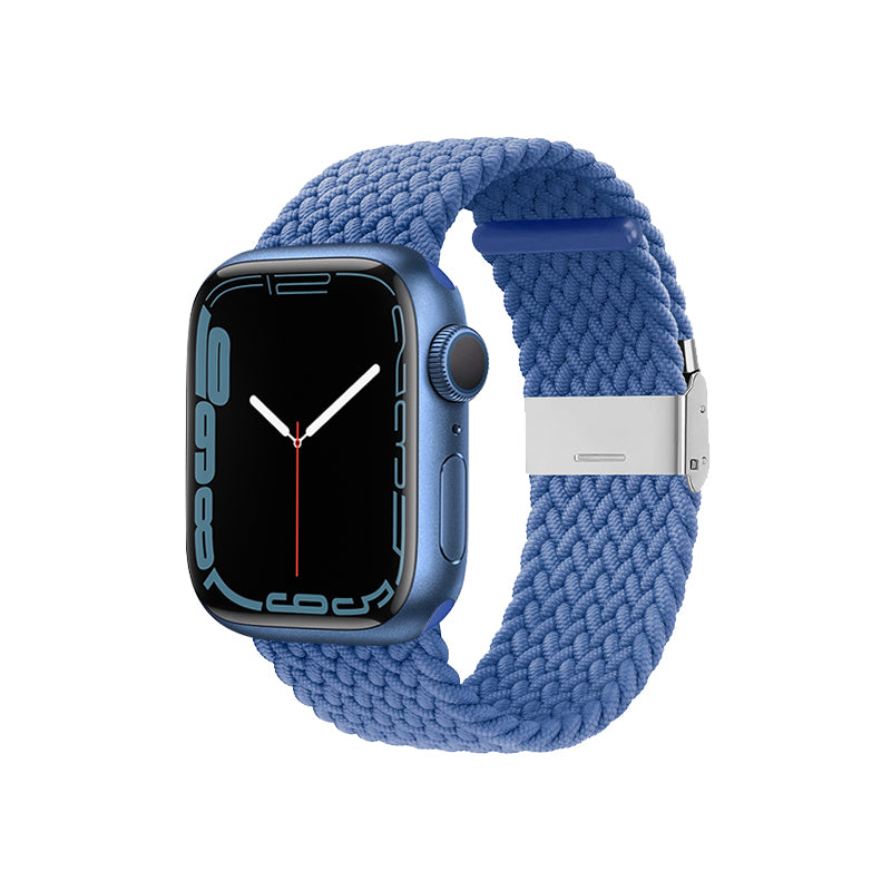 Crong Wave Band – gestrickt Armband für Apple Watch 38/40/41/42 mm (blau)