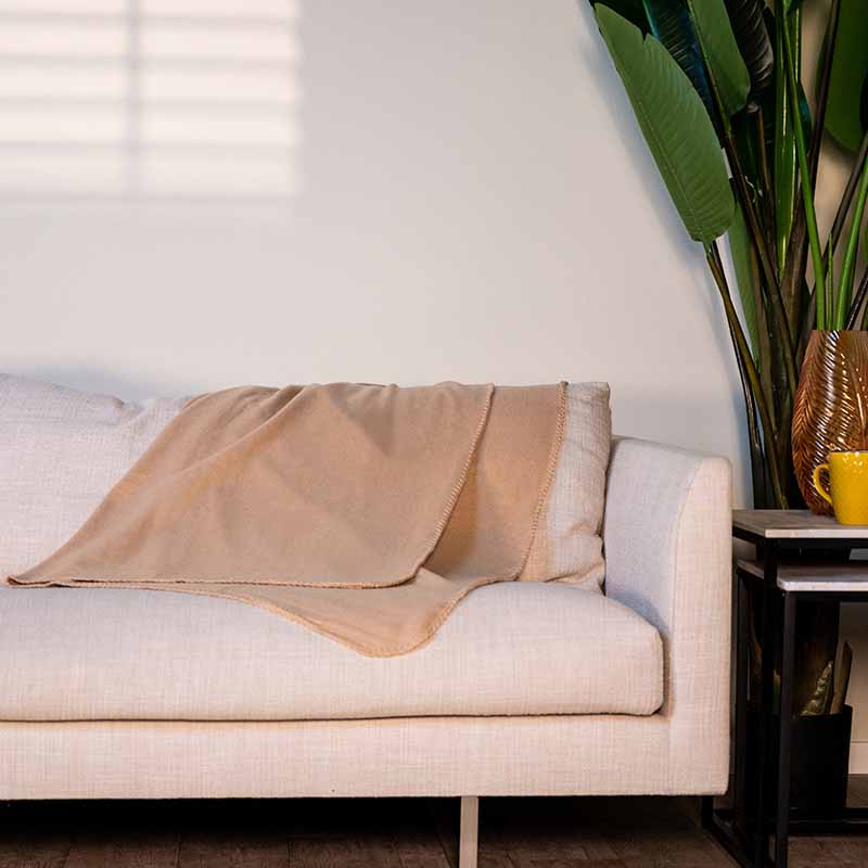 Jiný Fleecová deka 170x130 (beige) – Produktabbildung 4