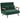 HOMCOM Schlafsofa 2er-Sofa Samtsofa, Schlaffunktion, inkl. 2 Kissen, Samtoptik, Natur + Grün