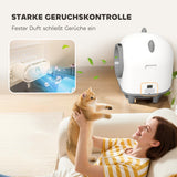 PawHut Selbstreinigende Katzentoilette mit App-Steuerung 80 L Geruchsbeseitigung für Mehrere Katzen – Produktabbildung 7