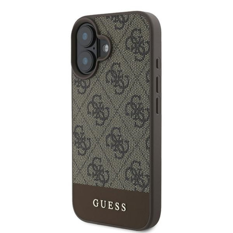 Guess 4G Bottom Stripe – Hülle für iPhone 16 Plus (braun) – Produktabbildung 2