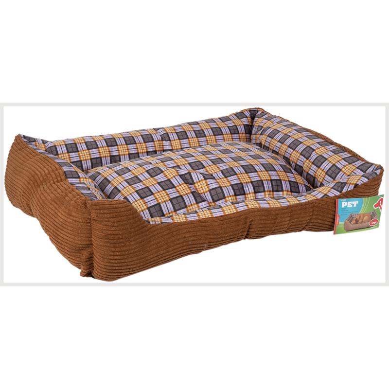 Jiný Měkký pelíšek für psy 75 x 58 x 19 cm Größe L (braun) – Produktabbildung 2