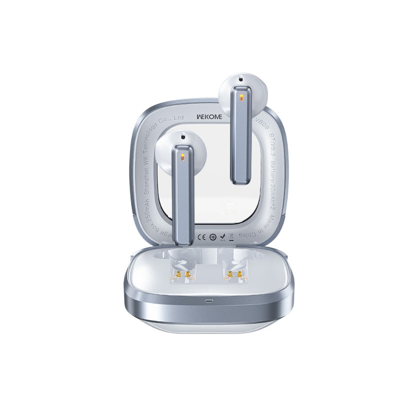 WEKOME VB09 Cyerin Series - Kabellose Kopfhörer Bluetooth V5.3 TWS s Lade- pouzdrem (weiß)