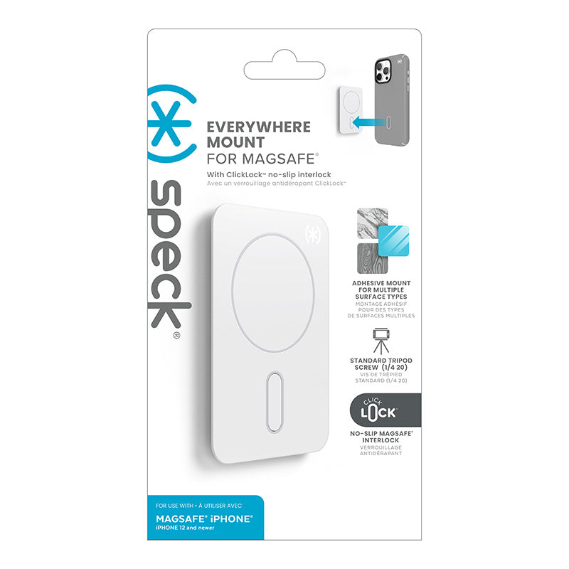 Halterung Speck Everywhere + ClickLock - magnetische Halterung MagSafe (weiß) – Produktabbildung 10