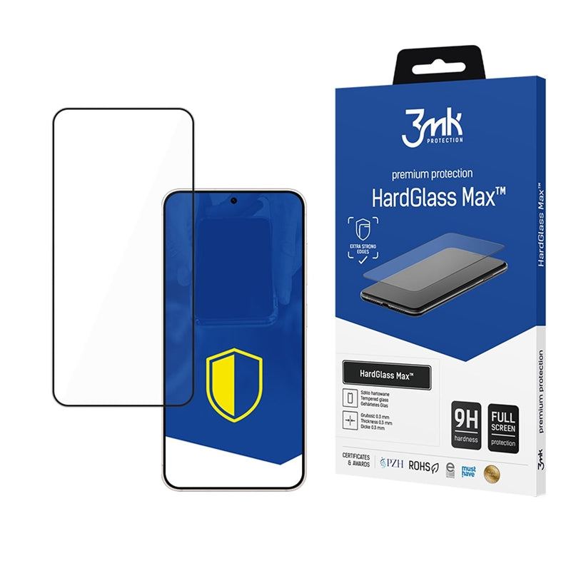3mk HardGlass Max – gehärtetes Glas für Samsung Galaxy S25 Edge