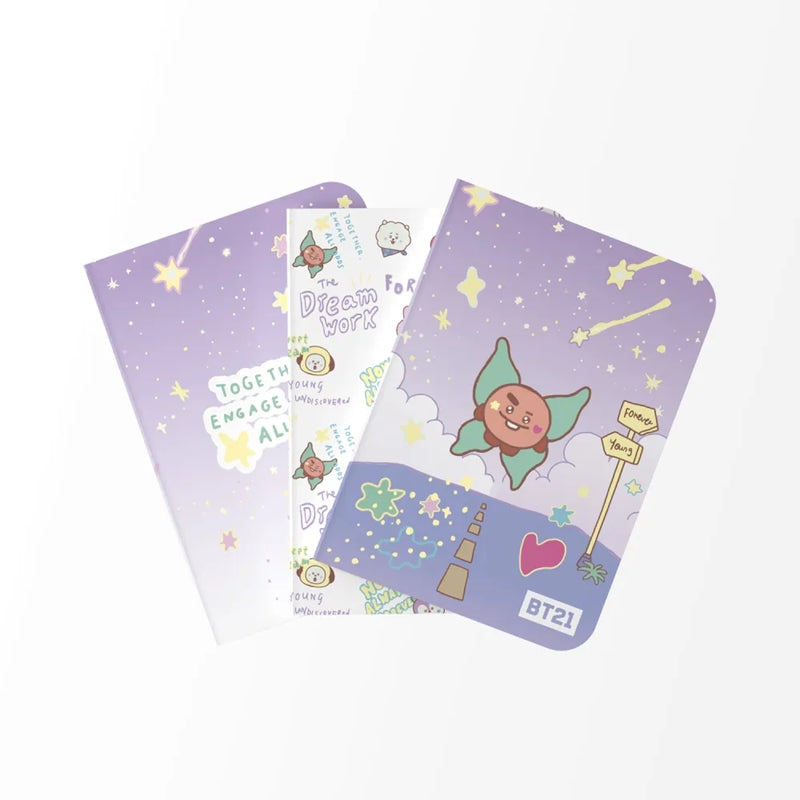 BT21 - Set Hefte A6 SHOOKY (3 Stück)