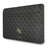 Guess 4G Big Metal Logo Computer Sleeve - Hülle für 13" Laptop (schwarz)