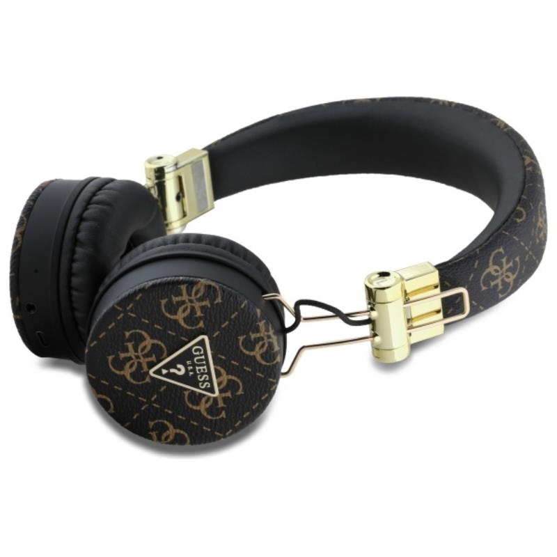 Guess 4G Triangle Round Shape - kabellose Bluetooth Kopfhörer ENC (schwarz) – Produktabbildung 2