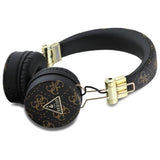 Guess 4G Triangle Round Shape - kabellose Bluetooth Kopfhörer ENC (schwarz) – Produktabbildung 2
