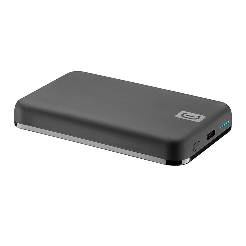 Cellularline MAG 5000 - 5000mAh 7.5W MagSafe inductive power bank (black) – Produktabbildung 2