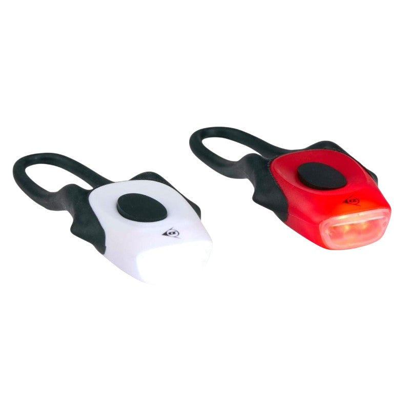 Dunlop - Set silikonových cyklistických světel přední a zadní LED – Produktabbildung 2