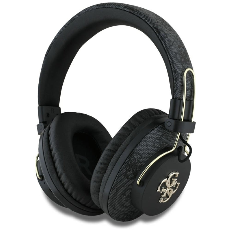 Guess Metal 4G Logo – kabellose Over-Ear- Kopfhörer Bluetooth ENC (schwarz)
