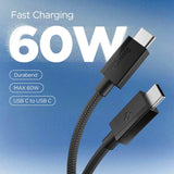 Spigen EB6015CC Essential - Kabel USB-C für USB-C 60W 1,5m (schwarz) – Produktabbildung 2