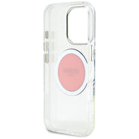 Guess IML Metal Colored Circle Classic Logo MagSafe - Hülle für iPhone 16 Pro (rosa) – Produktabbildung 7