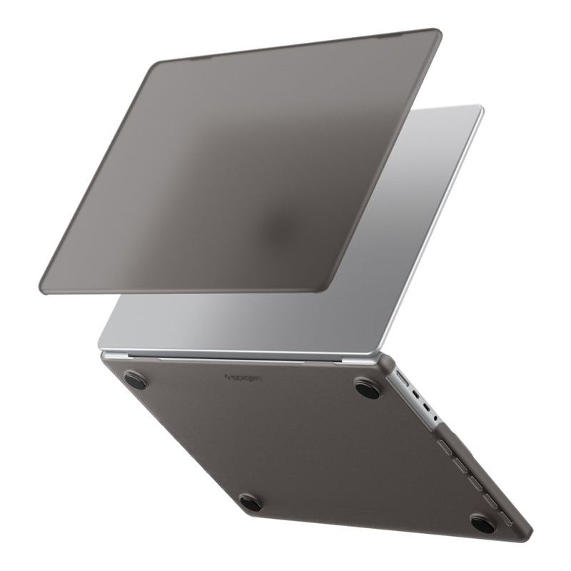 Hülle Spigen AirSkin - MacBook Pro 16" (M5/M4/M3/M2/M1/2026-2021) (mrazivě schwarz)