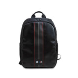 BMW Carbon Red Stripes - Rucksack für 16" Laptop (schwarz)