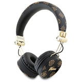 Guess Peony Script Round Shape - kabellose Bluetooth Kopfhörer ENC (schwarz)