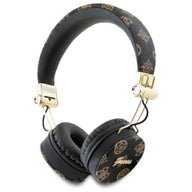 Guess Peony Script Round Shape - kabellose Bluetooth Kopfhörer ENC (schwarz)