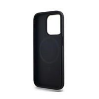 DKNY Leather Checkered Mono Pattern MagSafe - Hülle für iPhone 15 Pro (schwarz) – Produktabbildung 15