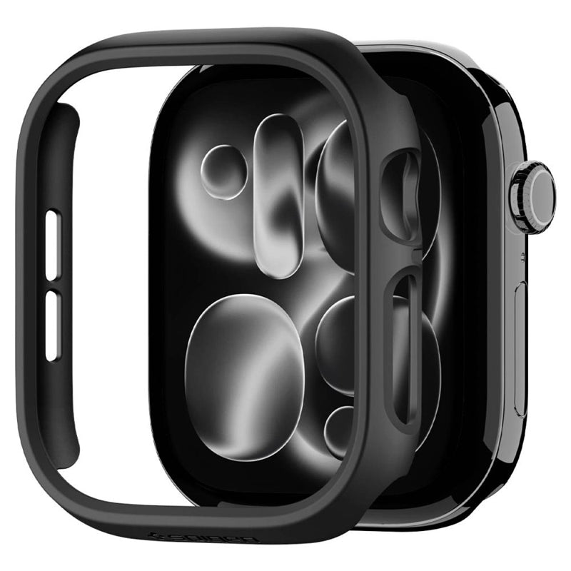 Spigen Thin Fit - Hülle für Apple Watch 12 46 mm (schwarz) – Produktabbildung 2