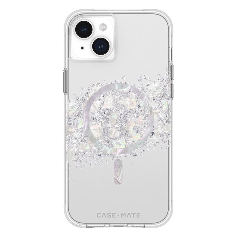 Case-Mate Karat MagSafe - Hülle für iPhone 15 Plus s perlou (A Touch of Pearl)