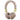 Guess Peony Script Round Shape - kabellose Bluetooth Kopfhörer ENC (braun)