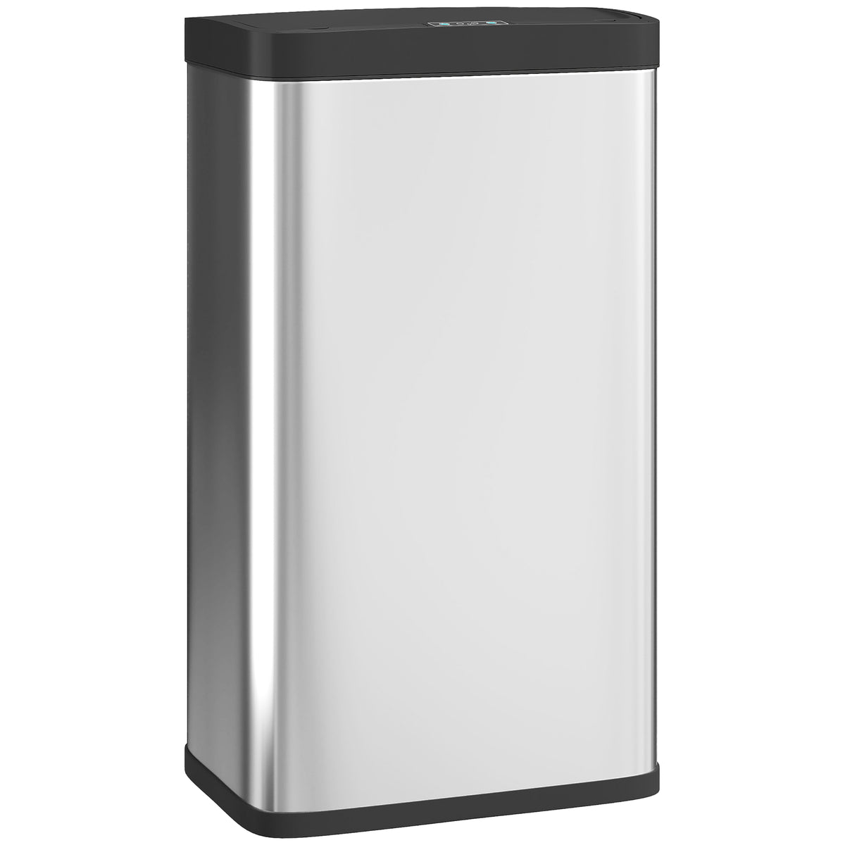 HOMCOM Sensor-Mülleimer, 45L Küchenmülleimer mit Soft-Close-Deckel, Bewegungssensor für Küche, Schlafzimmer