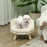 PawHut Tierbett für Hunde und Katzen, weiches & waschbares Kissen, Schutzrand, 40,5 x 40,5 x 33 cm – Produktabbildung 10