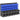 Schüttenregal, Werkstattmagazin, 30 Boxen in 2 Größen, stapelbar, 63x18x37,5cm, Blau