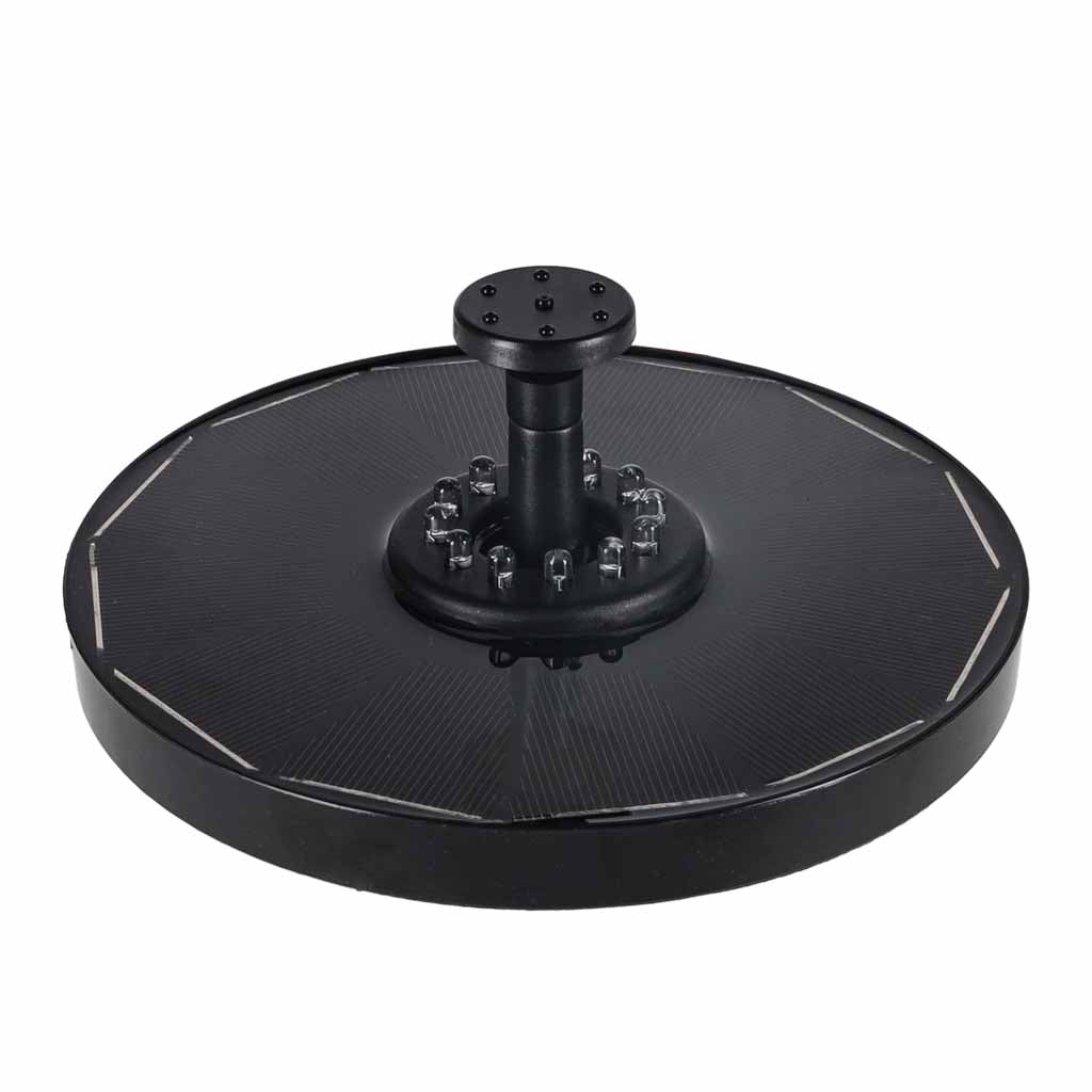 LUARO Solar-Teichbrunnen Garten schwimmende Pumpe LED RGB 16cm – Produktabbildung 2